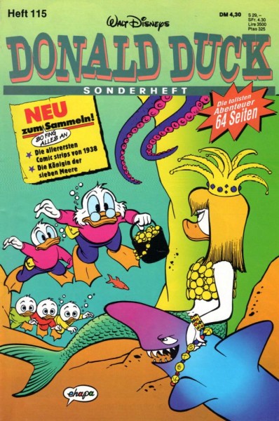 Die tollsten Geschichten von Donald Duck Sonderheft 115 (Z1), Ehapa