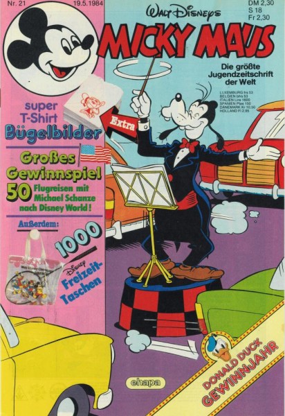 Micky Maus 1984/ 21 (Z1), Ehapa