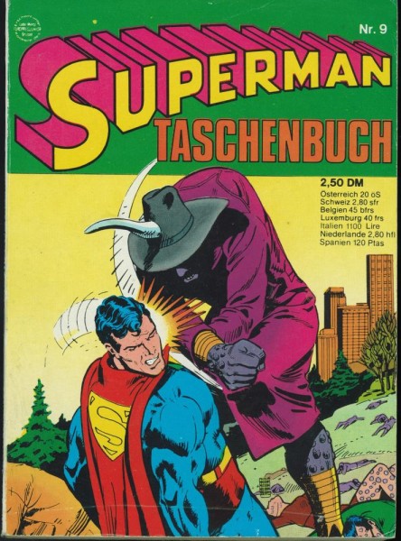 Superman Taschenbuch 9 (Z1-2, 1. Auflage), Ehapa
