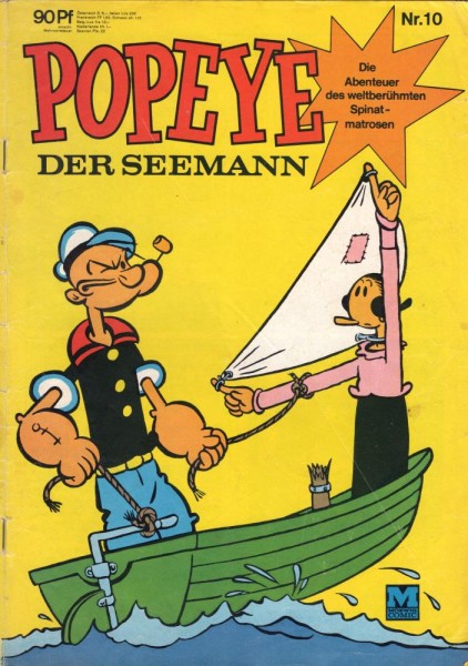 Popeye - Der Seemann 10 (Z2), Moewig