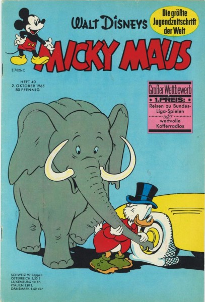 Micky Maus 1965/ 40 (Z1), Ehapa