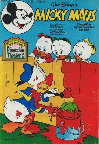 Micky Maus 1978/ 37 (Z1), Ehapa