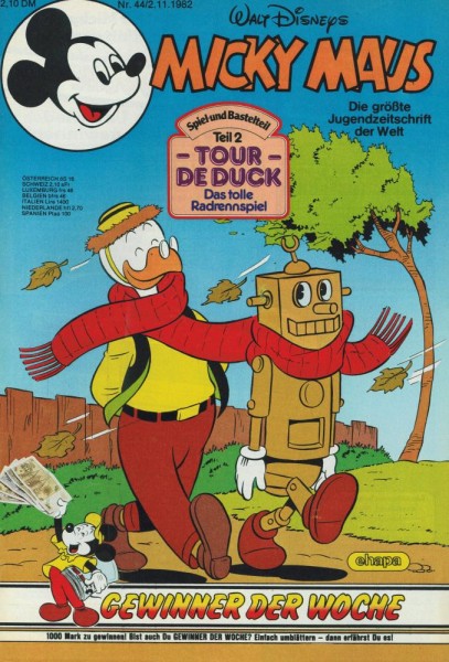 Micky Maus 1982/ 44 (Z1), Ehapa