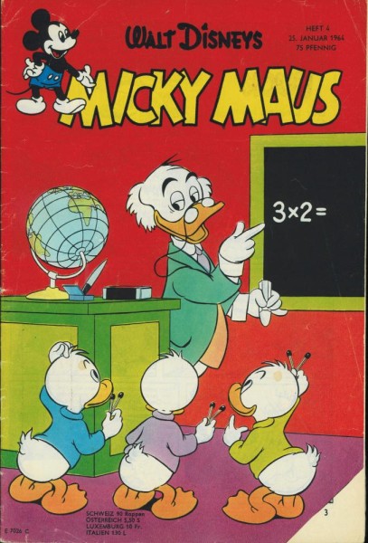 Micky Maus 1964/ 4 (Z1-2, Sm), Ehapa