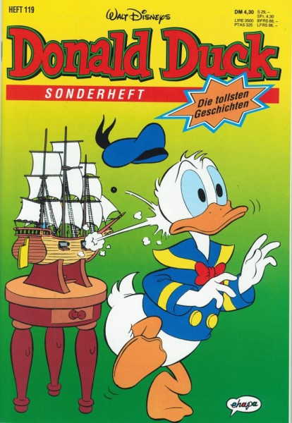 Die tollsten Geschichten von Donald Duck Sonderheft 119 (Z1), Ehapa