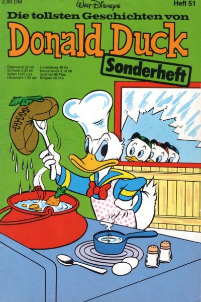 Die tollsten Geschichten von Donald Duck Sonderheft 51 (Z1-), Ehapa