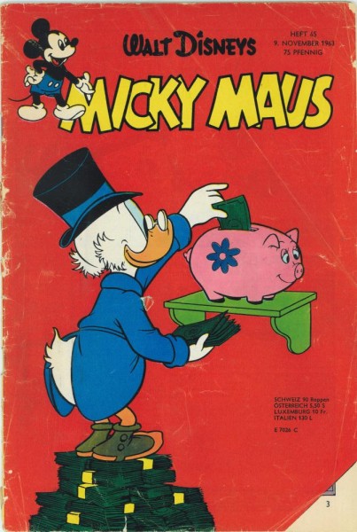 Micky Maus 1963/ 45 (Z2-3, Sm), Ehapa