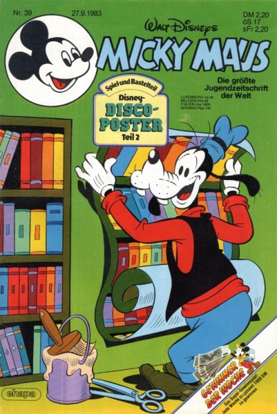 Micky Maus 1983/ 39 (Z0-1/1), Ehapa