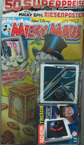 Micky Maus 2010/ 51 (Z1-2), Ehapa
