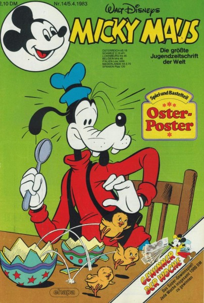 Micky Maus 1983/ 14 (Z1-), Ehapa
