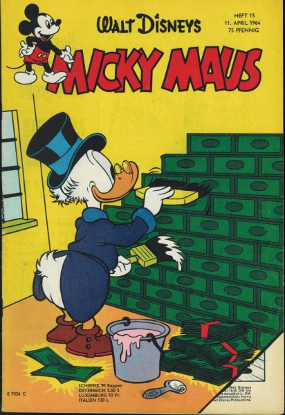 Micky Maus 1964/ 15 (Z1, Sm), Ehapa