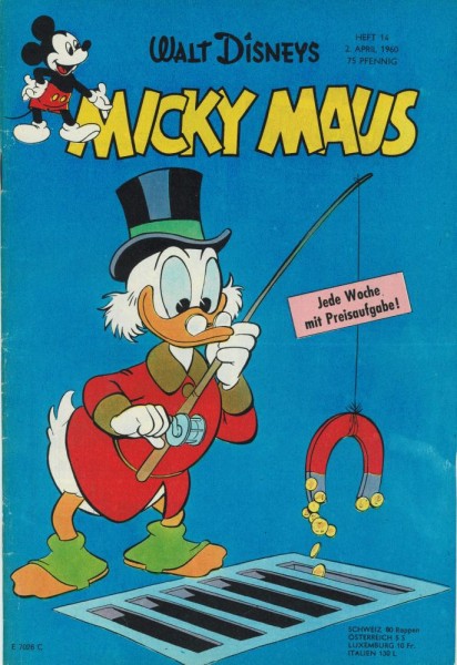 Micky Maus 1960/ 14 (Z1-2), Ehapa