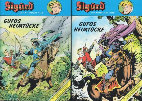 Sigurd Extraausgaben Set: Gufos Heimtücke - Rein-/Vorzeichnungen, Ingraban Ewald