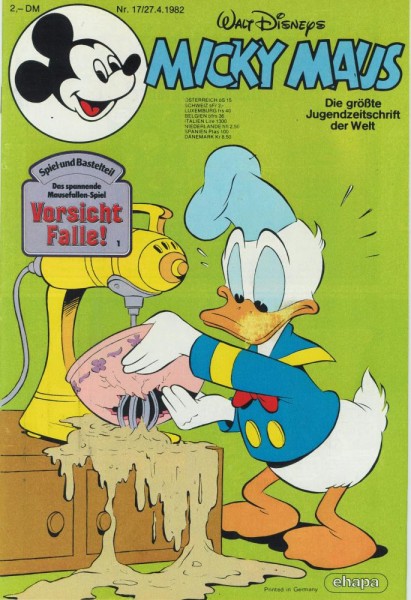 Micky Maus 1982/ 17 (Z1), Ehapa
