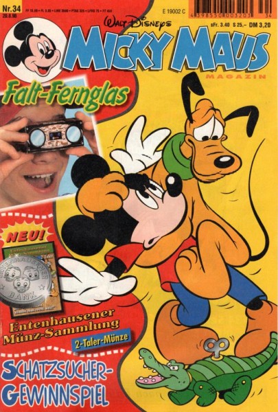 Micky Maus 1998/ 34 (Z0-1), Ehapa