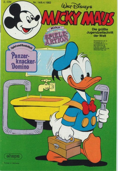 Micky Maus 1982/ 14 (Z0-1), Ehapa
