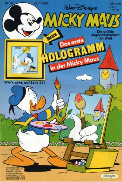 Micky Maus 1986/ 31 (Z1), Ehapa