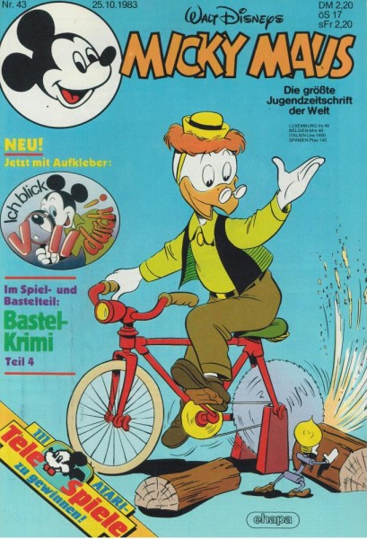 Micky Maus 1983/ 43 (Z0-1/1), Ehapa