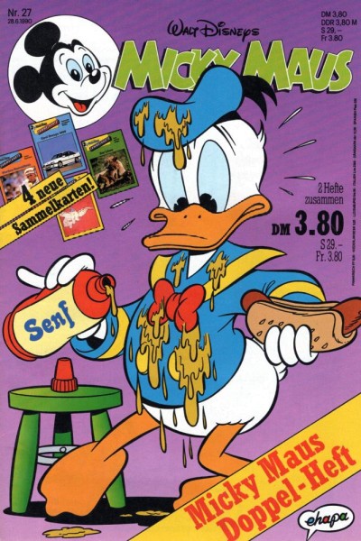 Micky Maus 1990/ 27 (Z0-1), Ehapa