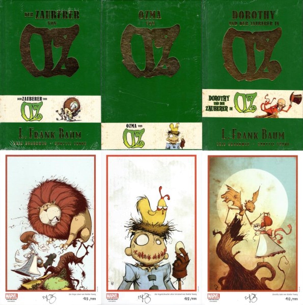 Wizard of Oz 1-3 (Variant Cover Edtion Comic Action 2013) (Z0), Panini