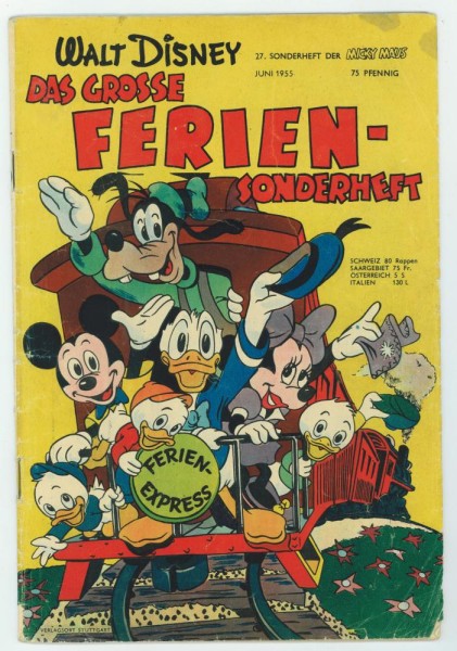 Micky Maus Sonderheft 27 (Z2-), Ehapa