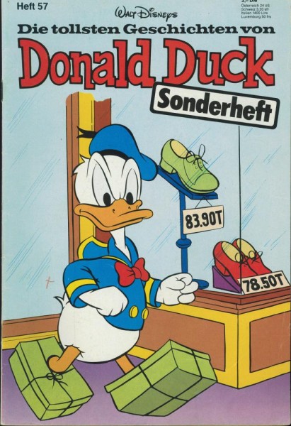 Die tollsten Geschichten von Donald Duck Sonderheft 57 (Z1, Sz), Ehapa