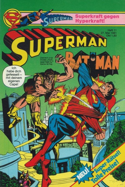Superman 1981/ 11 (Z1), Ehapa