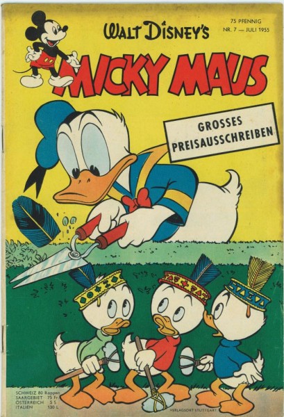 Micky Maus 1955/ 7 (Z2), Ehapa