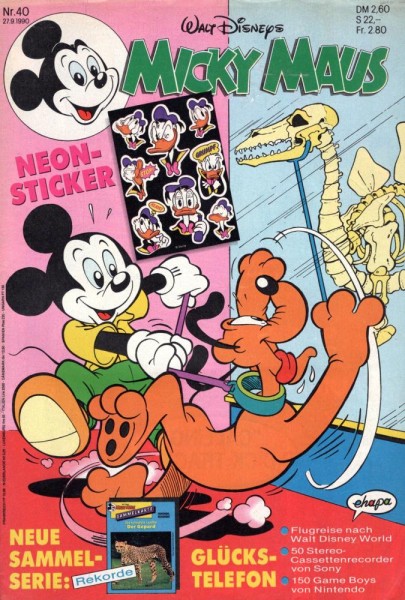 Micky Maus 1990/ 40 (Z1), Ehapa