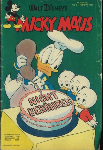 Micky Maus 1954/ 2 (Z2), Ehapa