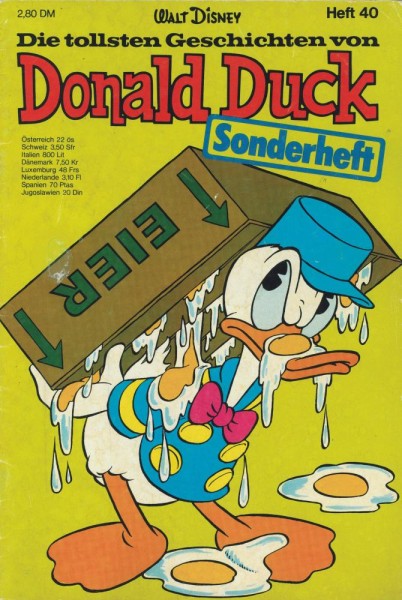 Die tollsten Geschichten von Donald Duck Sonderheft 40 (Z1-2), Ehapa