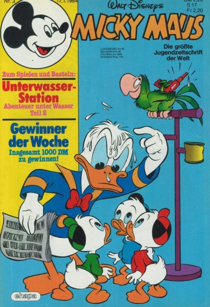 Micky Maus 1984/ 3 (Z1), Ehapa