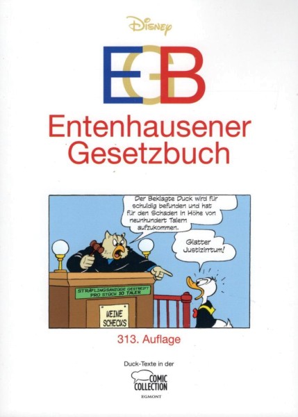 EGB - Entenhausener Gesetzbuch, Ehapa
