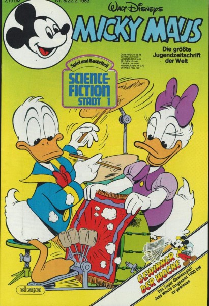 Micky Maus 1983/ 8 (Z0-1/1), Ehapa