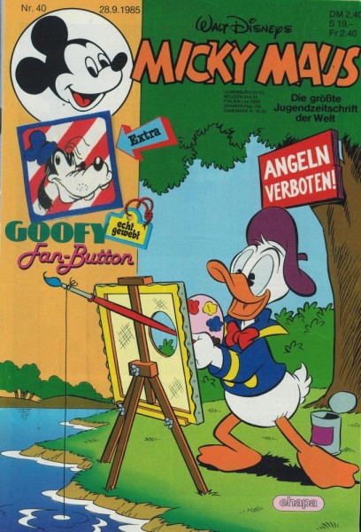 Micky Maus 1985/ 40 (Z2), Ehapa