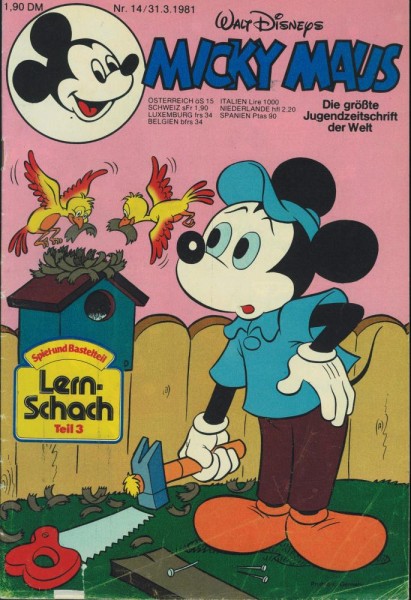 Micky Maus 1981/ 14 (Z2), Ehapa