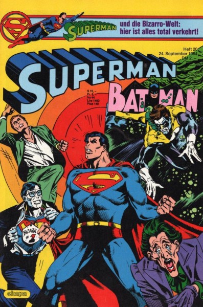 Superman 1984/ 20 (Z0), Ehapa