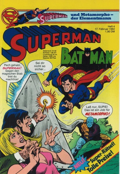 Superman 1982/ 4 (Z1), Ehapa