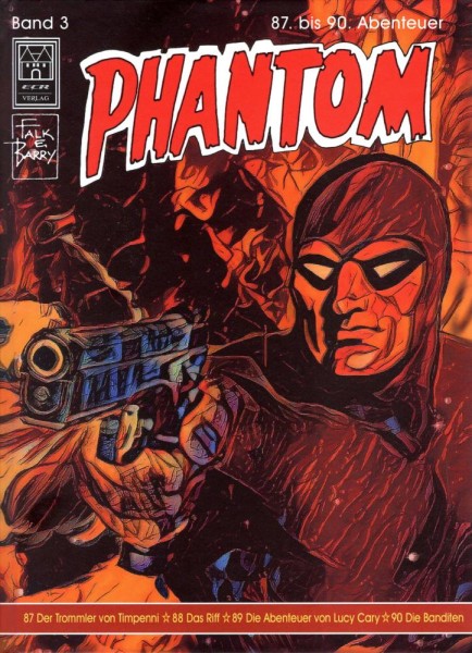 Phantom 87.-90. Abenteuer Hardcover, ECR-Verlag