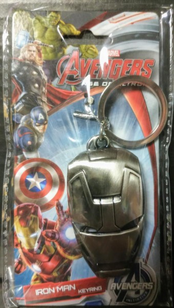 Marvel Schlüsselanhänger Motiv 12: Iron Man Maske Metall