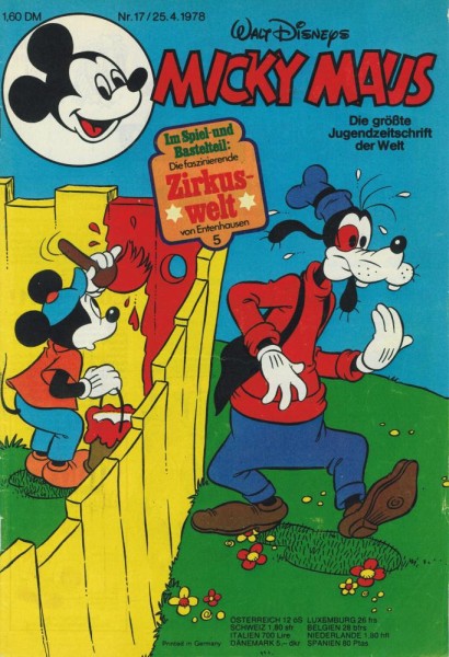 Micky Maus 1978/ 17 (Z1), Ehapa