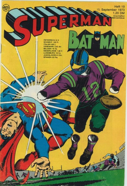 Superman 1973/ 19 (Z1-2, Sm), Ehapa