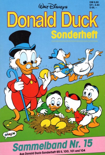 Die tollsten Geschichten von Donald Duck Sammelband 15 (Z1), Ehapa