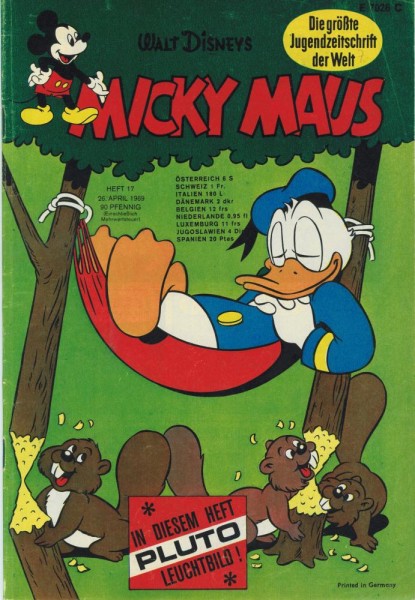 Micky Maus 1969/ 17 (Z1-2), Ehapa