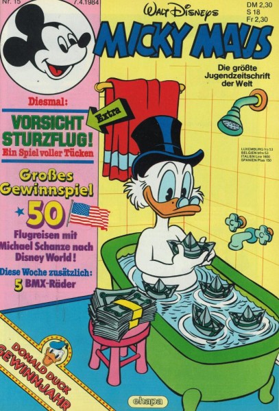 Micky Maus 1984/ 15 (Z1), Ehapa