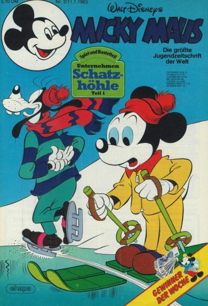 Micky Maus 1983/ 2 (Z1), Ehapa