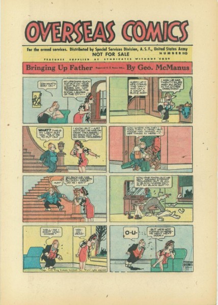 Overseas Comics 110 (Z1), A.S.F. United States Army