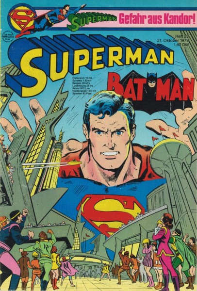 Superman 1979/ 23 (Z1-2, Sm), Ehapa