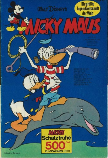 Micky Maus 1969/ 45 (Z1, SM), Ehapa