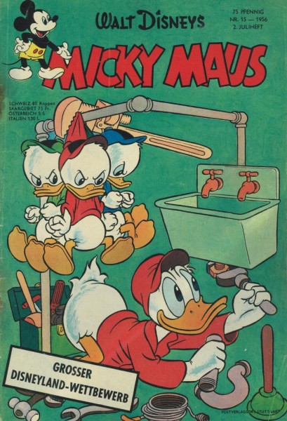 Micky Maus 1956/ 15 (Z2), Ehapa
